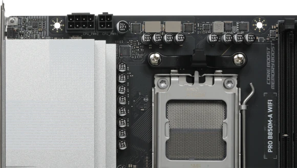 Материнская плата MSI PRO B850M-A WIFI Socket AM5 AMD B850 4xDDR5 mATX AC`97 8ch(7.1) 5Gigabit RAID+HDMI+DP
