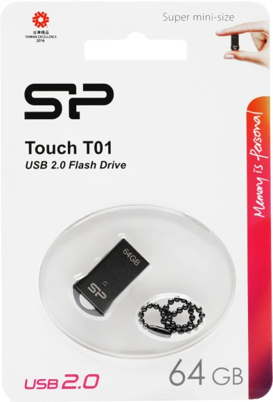 Флеш Диск Silicon Power 64Gb Touch T01 SP064GBUF2T01V1K USB2.0 черный/серебристый Флеш Диск Silicon Power 64Gb Touch T01 SP064GBUF2T01V1K USB2.0 черный/серебристый