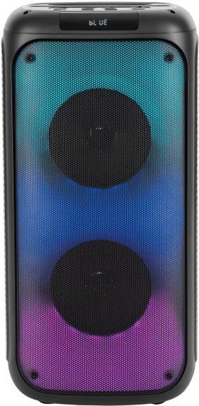 Колонка порт. Hyundai H-PS1025 черный 40W 2.0 BT 10м 3000mAh