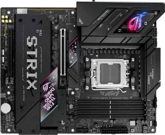 Материнская плата Asus ROG STRIX X870-I GAMING WIFI SocketAM5 AMD X870 2xDDR5 mini-ITX AC`97 8ch(7.1) 2.5Gg RAID+HDMI