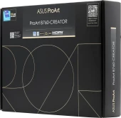 Материнская плата Asus PROART B760-CREATOR Soc-1700 Intel B760 4xDDR5 ATX AC`97 8ch(7.1) 1 x 2.5Gigabit + Gigabit Ethernet RAID+HDMI+DP Материнская плата Asus PROART B760-CREATOR Soc-1700 Intel B760 4xDDR5 ATX AC`97 8ch(7.1) 1 x 2.5Gigabit + Gigabit Ethernet RAID+HDMI+DP