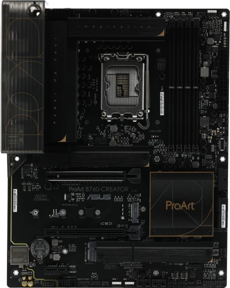 Материнская плата Asus PROART B760-CREATOR Soc-1700 Intel B760 4xDDR5 ATX AC`97 8ch(7.1) 1 x 2.5Gigabit + Gigabit Ethernet RAID+HDMI+DP Материнская плата Asus PROART B760-CREATOR Soc-1700 Intel B760 4xDDR5 ATX AC`97 8ch(7.1) 1 x 2.5Gigabit + Gigabit Ethernet RAID+HDMI+DP