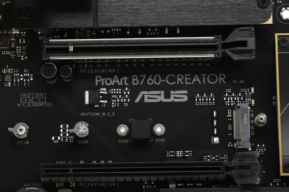 Материнская плата Asus PROART B760-CREATOR Soc-1700 Intel B760 4xDDR5 ATX AC`97 8ch(7.1) 1 x 2.5Gigabit + Gigabit Ethernet RAID+HDMI+DP Материнская плата Asus PROART B760-CREATOR Soc-1700 Intel B760 4xDDR5 ATX AC`97 8ch(7.1) 1 x 2.5Gigabit + Gigabit Ethernet RAID+HDMI+DP