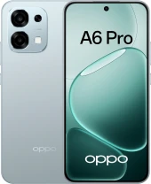 Смартфон Oppo A6 Pro 256Gb 8Gb синий моноблок 3G 4G 2Sim 6.57" 1080x2372 Android 15 50Mpix 802.11 a/b/g/n/ac NFC GPS GSM900/1800 GSM1900 Protect A-GPS microSDXC max2048Gb