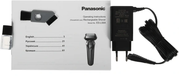 Бритва сетчатая Panasonic ES-LS6A реж.эл.:6 питан.:аккум. черный Бритва сетчатая Panasonic ES-LS6A реж.эл.:6 питан.:аккум. черный