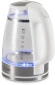 Чайник электрический Hyundai HYK-G3506 1.7л. 2200Вт белый/серебристый корпус: стекло