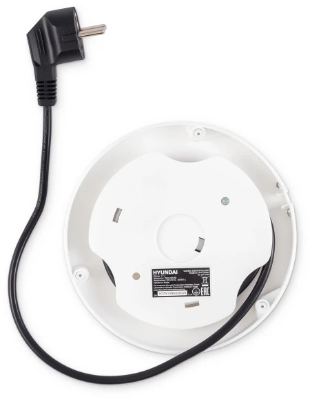 Чайник электрический Hyundai HYK-G3506 1.7л. 2200Вт белый/серебристый корпус: стекло