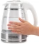 Чайник электрический Hyundai HYK-G3506 1.7л. 2200Вт белый/серебристый корпус: стекло