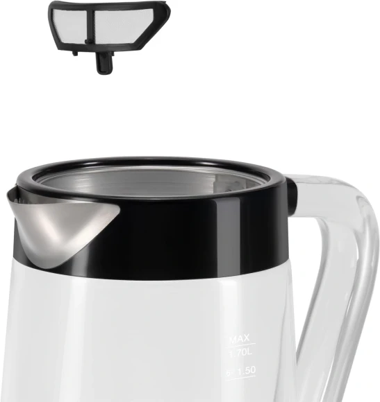 Чайник электрический Polaris PWK 1715CGLD 1.7л. 2200Вт черный корпус: стекло/пластик Чайник электрический Polaris PWK 1715CGLD 1.7л. 2200Вт черный корпус: стекло/пластик
