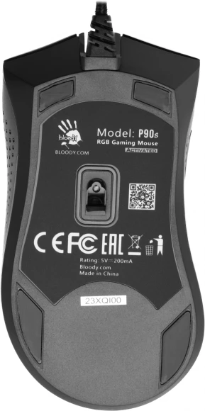 Мышь A4Tech Bloody P90s черный оптическая 8000dpi USB 7but (P90S STONE BLACK) Мышь A4Tech Bloody P90s черный оптическая 8000dpi USB 7but (P90S STONE BLACK)