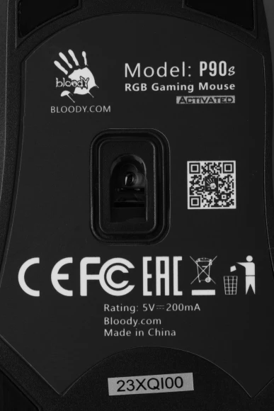 Мышь A4Tech Bloody P90s черный оптическая 8000dpi USB 7but (P90S STONE BLACK) Мышь A4Tech Bloody P90s черный оптическая 8000dpi USB 7but (P90S STONE BLACK)