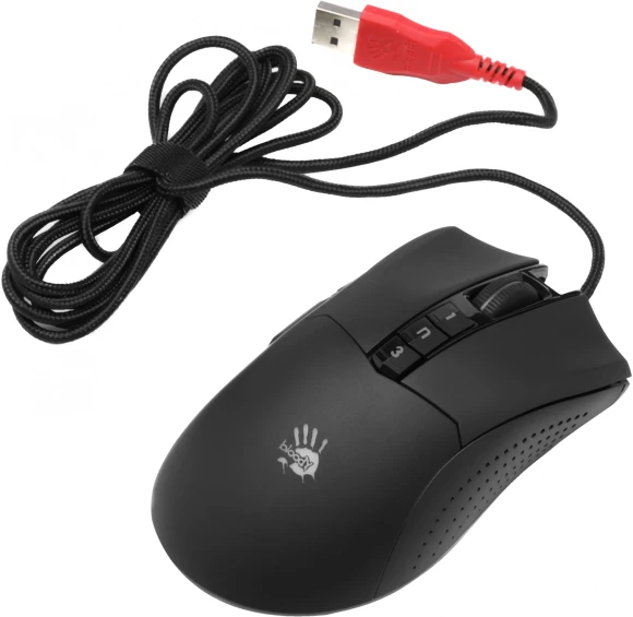 Мышь A4Tech Bloody P90s черный оптическая 8000dpi USB 7but (P90S STONE BLACK) Мышь A4Tech Bloody P90s черный оптическая 8000dpi USB 7but (P90S STONE BLACK)