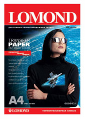 Термотрансфер Lomond 0808421 A4/140г/м2/10л./белый для темных тканей Термотрансфер Lomond 0808421 A4/140г/м2/10л./белый для темных тканей