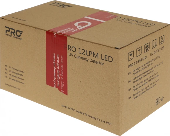 Детектор банкнот PRO 12 LPM LED Т-06797 просмотровый мультивалюта