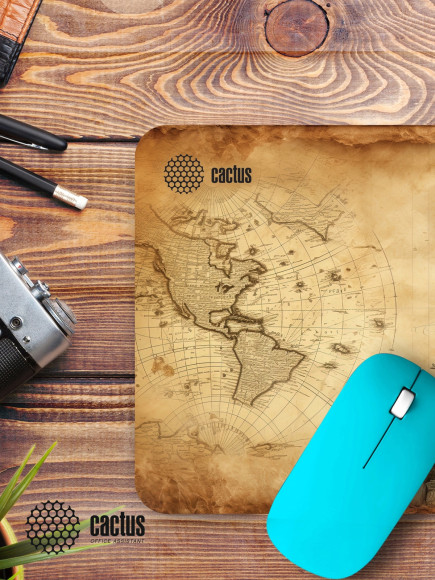 Коврик для мыши Cactus Antique map 220x180x2мм (CS-MPC-P08XS) Коврик для мыши Cactus Antique map 220x180x2мм (CS-MPC-P08XS)