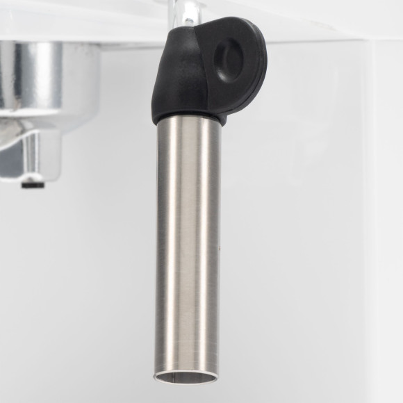 Кофеварка рожковая Hyundai HEM-3203 1000Вт белый/серебристый