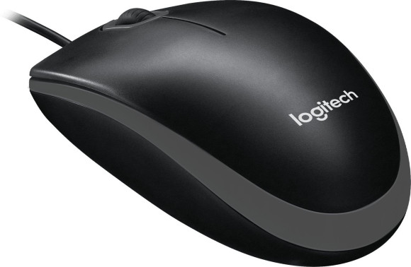 Мышь Logitech B100 черный оптическая 1000dpi USB 2but (910-006605)