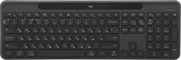 Клавиатура Logitech K980 графитовый беспроводная BT slim (920-013768)