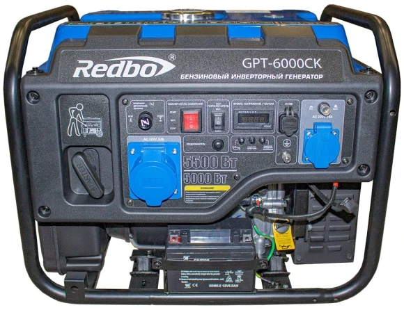 Генератор Redbo GPT-6000CK 5.5кВт Генератор Redbo GPT-6000CK 5.5кВт