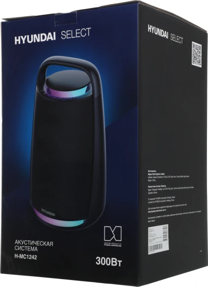 Минисистема Hyundai Select H-MC1242 черный 160Вт USB BT Минисистема Hyundai Select H-MC1242 черный 160Вт USB BT