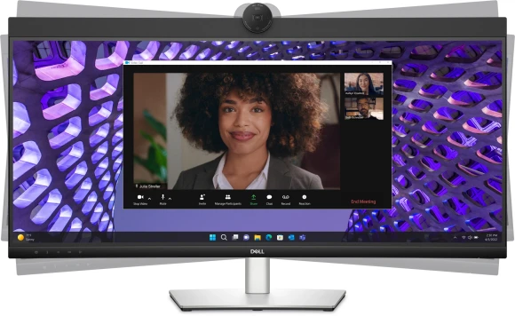 Монитор Dell 34.14" P3424WEB черный IPS LED 21:9 HDMI M/M Cam матовая HAS Piv 1000:1 300cd 178гр/178гр 3440x1440 60Hz DP WQ USB 10.83кг