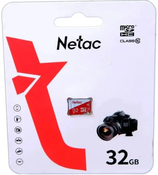 Флеш карта microSDHC 32GB Netac NT02P500ECO-032G-S P500 Eco w/o adapter