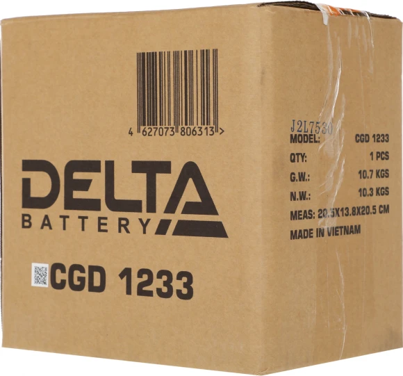 Батарея для ИБП Delta CGD 1233 12В 33Ач Батарея для ИБП Delta CGD 1233 12В 33Ач