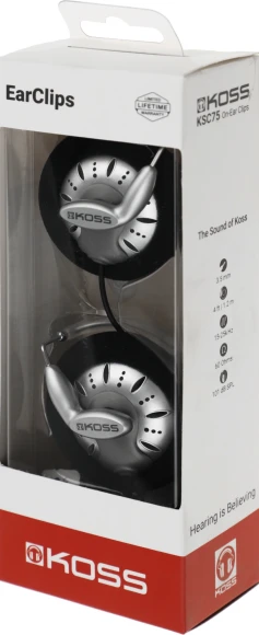 Наушники накладные Koss KSC75 1.2м черный проводные оголовье (15102070) Наушники накладные Koss KSC75 1.2м черный проводные оголовье (15102070)