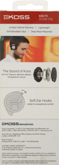 Наушники накладные Koss KSC75 1.2м черный проводные оголовье (15102070) Наушники накладные Koss KSC75 1.2м черный проводные оголовье (15102070)