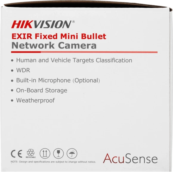 Камера видеонаблюдения IP Hikvision DS-2CD2023G2-IU(2.8mm)(D) 2.8-2.8мм цв. корп.:белый Камера видеонаблюдения IP Hikvision DS-2CD2023G2-IU(2.8mm)(D) 2.8-2.8мм цв. корп.:белый