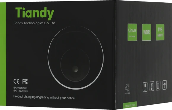 Камера видеонаблюдения IP Tiandy Super Lite TC-C32KN I3/E/Y/C/2.8mm/V4.3 2.8-4.3мм цв. корп.:белый (TC-C32KN I3/E/Y/C/2.8/V4.3)