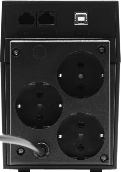 Источник бесперебойного питания Powercom RPT-600AP EURO 360Вт 600ВА Источник бесперебойного питания Powercom RPT-600AP EURO 360Вт 600ВА