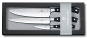 Набор ножей кухон. Victorinox Grand Maitre Chefs 7.7243.3 (7.7243.3) компл.:3предм. черный подар.коробка