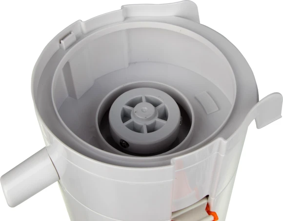 Соковыжималка центробежная BBK JC060-H11 550Вт белый/оранжевый
