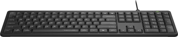 Клавиатура A4Tech FX55 черный USB slim Multimedia кабель 1.5м