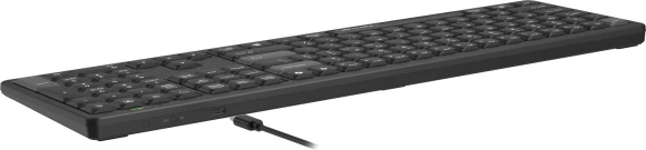 Клавиатура A4Tech FX55 черный USB slim Multimedia кабель 1.5м