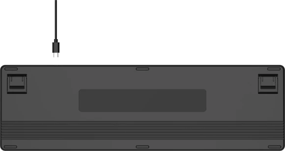 Клавиатура A4Tech FX55 черный USB slim Multimedia кабель 1.5м