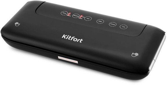 Вакуумный упаковщик Kitfort КТ-1508 130Вт черный Вакуумный упаковщик Kitfort КТ-1508 130Вт черный