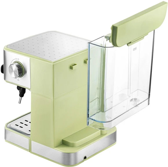 Кофеварка рожковая Kitfort КТ-7442 850Вт зеленый/нержавеющая сталь Кофеварка рожковая Kitfort КТ-7442 850Вт зеленый/нержавеющая сталь