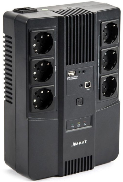 Источник бесперебойного питания Бастион RAPAN-UPS 1000 600Вт 1000ВА черный