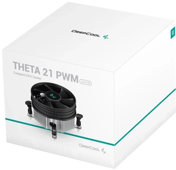 Устройство охлаждения(кулер) Deepcool Theta 21 PWM Soc-1700/1851 серебристый/черный 4-pin 30.2dB Al 95W 256gr Ret (DP-ICAP-T21P-17) Устройство охлаждения(кулер) Deepcool Theta 21 PWM Soc-1700/1851 серебристый/черный 4-pin 30.2dB Al 95W 256gr Ret (DP-ICAP-T21P-17)
