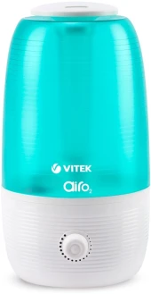 Увлажнитель воздуха Vitek VT-2341 23Вт (ультразвуковой) белый/бирюзовый Увлажнитель воздуха Vitek VT-2341 23Вт (ультразвуковой) белый/бирюзовый