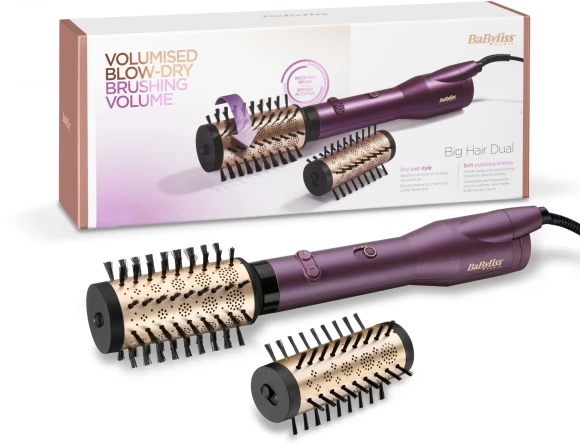 Фен-щетка Babyliss AS950E 650Вт фиолетовый