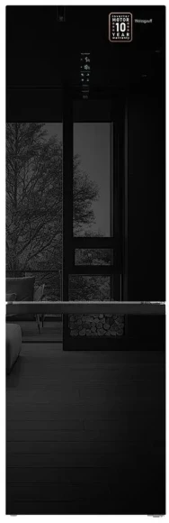 Холодильник Weissgauff WRK 2000 Total NoFrost Inverter Black Glass 2-хкамерн. черный инвертер Холодильник Weissgauff WRK 2000 Total NoFrost Inverter Black Glass 2-хкамерн. черный инвертер