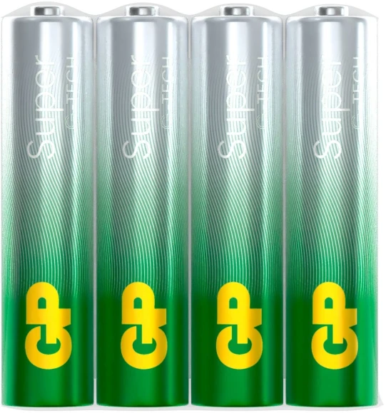 Батарея GP Super 24AA21RA-2CRS4 AAA (4шт) спайка Батарея GP Super 24AA21RA-2CRS4 AAA (4шт) спайка