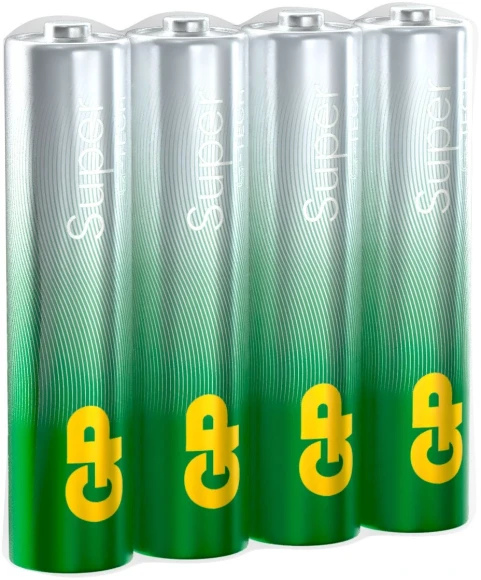 Батарея GP Super 24AA21RA-2CRS4 AAA (4шт) спайка Батарея GP Super 24AA21RA-2CRS4 AAA (4шт) спайка