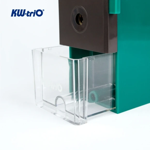 Точилка для карандашей механическая Kw-Trio 305Agrn 1 отверстие пластик зеленый