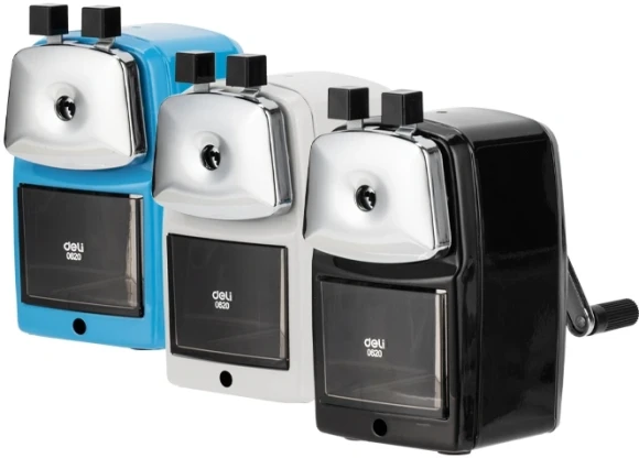 Точилка для карандашей механическая Deli E0620 1 отверстие ассорти