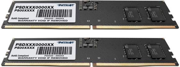 Память DDR5 2x8GB 4800MHz Patriot PSD516G4800K Signature RTL Gaming PC5-38400 CL40 DIMM 288-pin 1.1В Ret Память DDR5 2x8GB 4800MHz Patriot PSD516G4800K Signature RTL Gaming PC5-38400 CL40 DIMM 288-pin 1.1В Ret