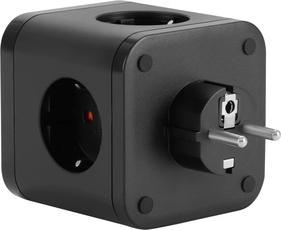 Сетевой разветвитель Buro BU-PW3UC-B (3 розетки) черный (коробка)